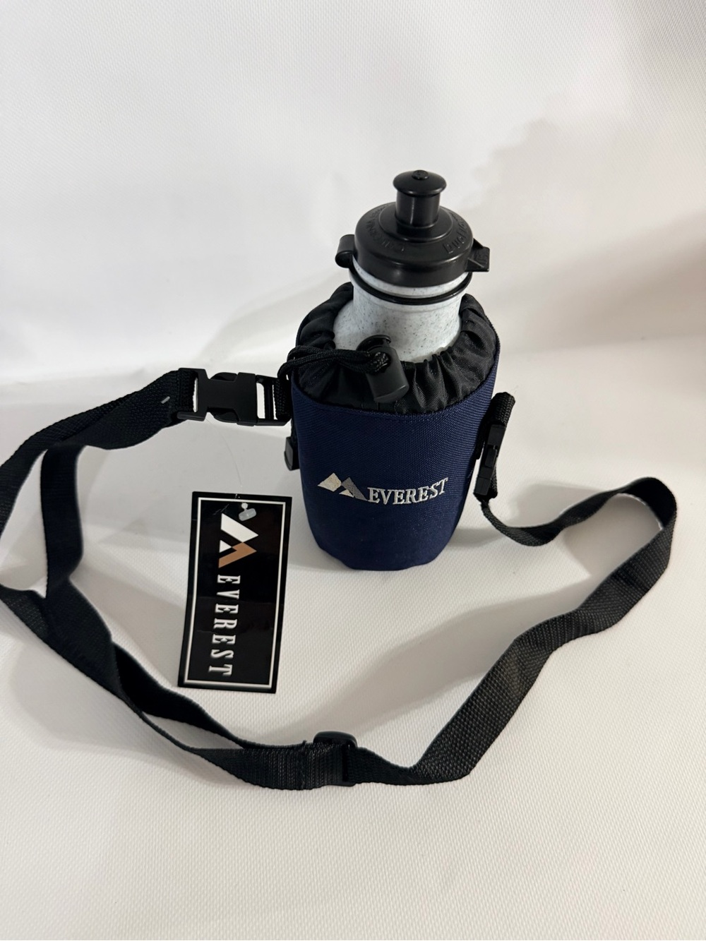 Everest Navy Bottle Carrier Crossbody for Men